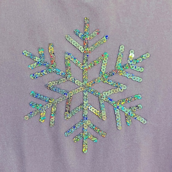 AMERICAN GIRL Soft as Snow Purple Velvet Mock Neck Dress Girls 10-12 Holidays - Picture 4 of 8